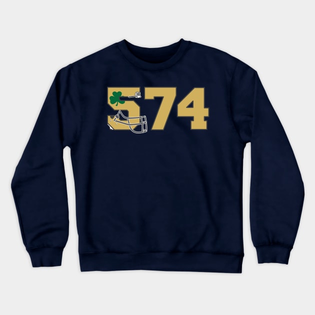 574 Irish Pride Crewneck Sweatshirt by DeepDiveThreads